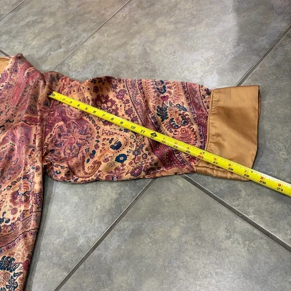 Vintage 1990s Victoria’s Secret Gold Label Silk Robe SZ M Lingerie Quiet luxury - Picture 10 of 10